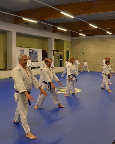 Cours de ju-jutsu au Centre Sportif de Beauraing